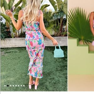 Show Me Your Mumu Stella Smocked Midi Dress